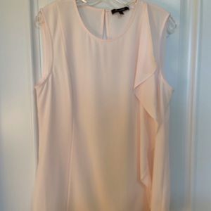 Pale pink St John blouse. Like new condition.